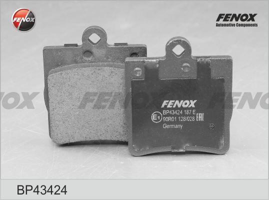 Fenox BP43424 Тормозные колодки дисковые, комплект BP43424: Отличная цена - Купить в Польше на 2407.PL!