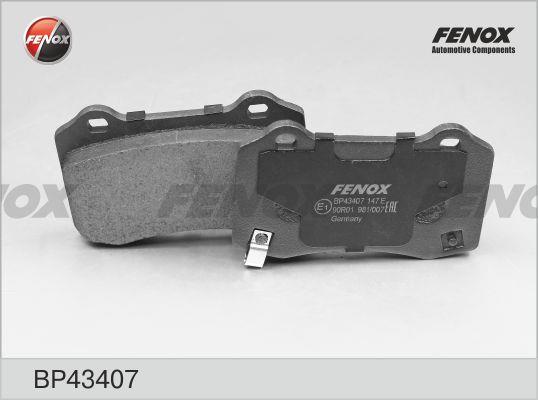 Fenox BP43407 Тормозные колодки дисковые, комплект BP43407: Отличная цена - Купить в Польше на 2407.PL!
