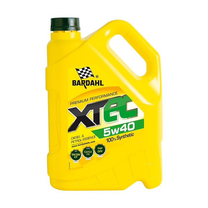 Bardahl 36343 Engine oil Bardahl XTEC 5W-40, 5L 36343: Buy near me at 2407.PL in Poland at an Affordable price!