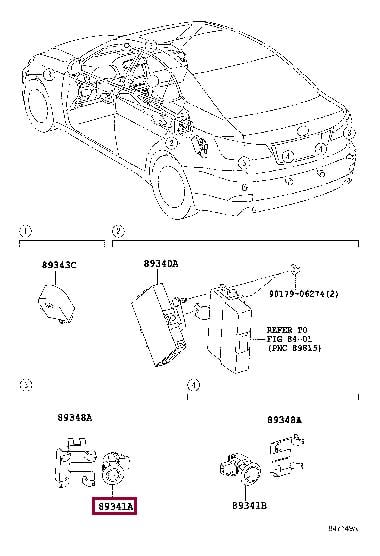 

czujnik parkowania 8934130010a1 Toyota