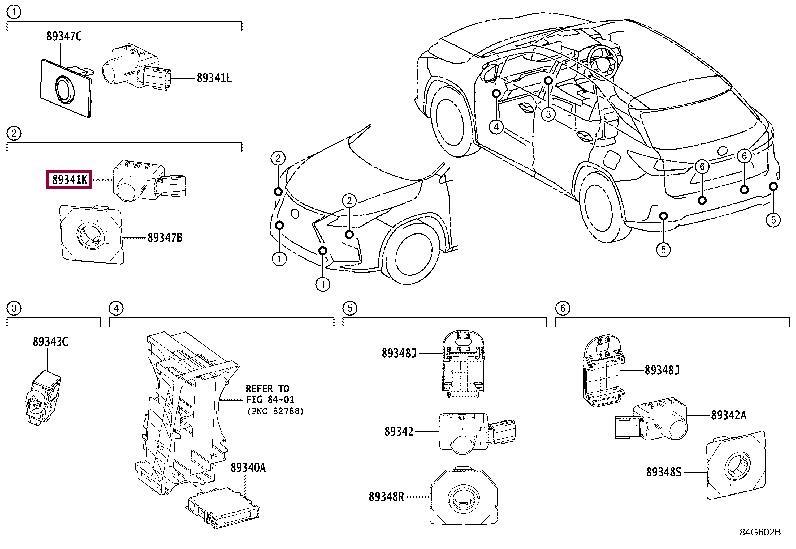 Toyota 89341-48040-A0 Parking sensor 8934148040A0: Buy near me in Poland at 2407.PL - Good price!