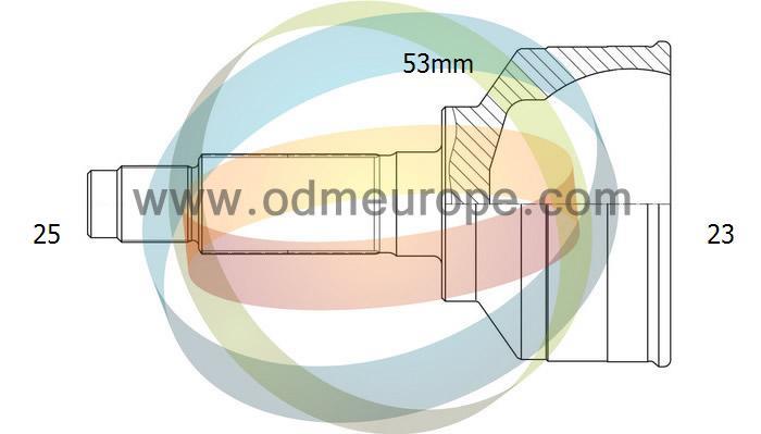 Odm-multiparts 12-080698 Joint Kit, drive shaft 12080698: Buy near me in Poland at 2407.PL - Good price!