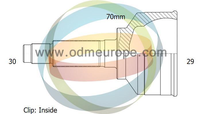 Odm-multiparts 12-090287 Joint Kit, drive shaft 12090287: Buy near me in Poland at 2407.PL - Good price!