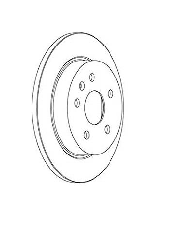 Opel 5 69 127 Brake disc 569127: Buy near me at 2407.PL in Poland at an Affordable price!