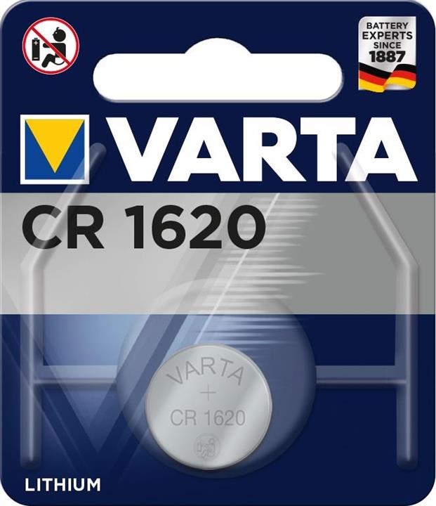 Varta 06620101401 Battery CR 1620 BLI 1 Lithium 06620101401: Buy near me in Poland at 2407.PL - Good price!
