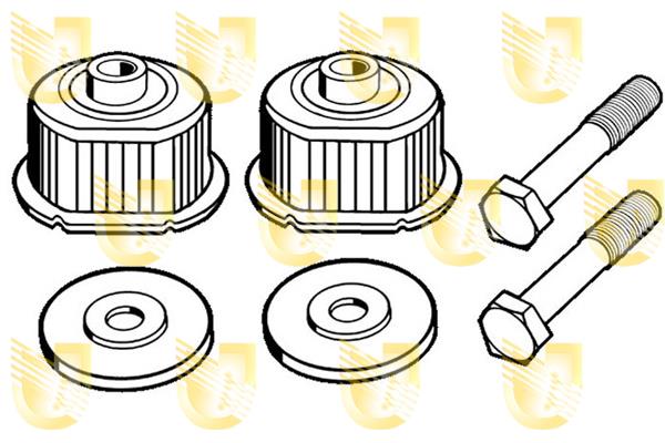 Unigom 391611K Сайлентблоки, комплект 391611K: Отличная цена - Купить в Польше на 2407.PL!
