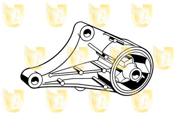 Unigom 396530 Engine mount, front 396530: Buy near me in Poland at 2407.PL - Good price!