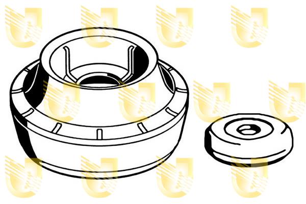 Unigom 391813 Strut bearing with bearing kit 391813: Buy near me in Poland at 2407.PL - Good price!