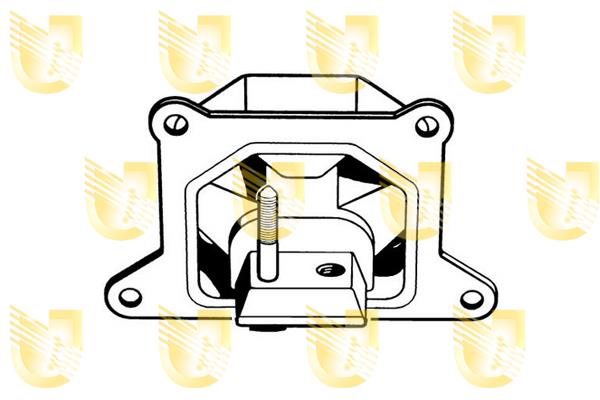 Unigom 396501 Engine mount, front right 396501: Buy near me in Poland at 2407.PL - Good price!