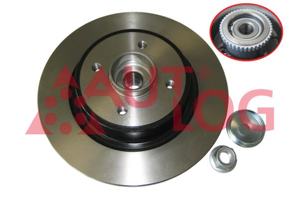 Autlog BS6016 Rear brake disc, non-ventilated BS6016: Buy near me in Poland at 2407.PL - Good price!