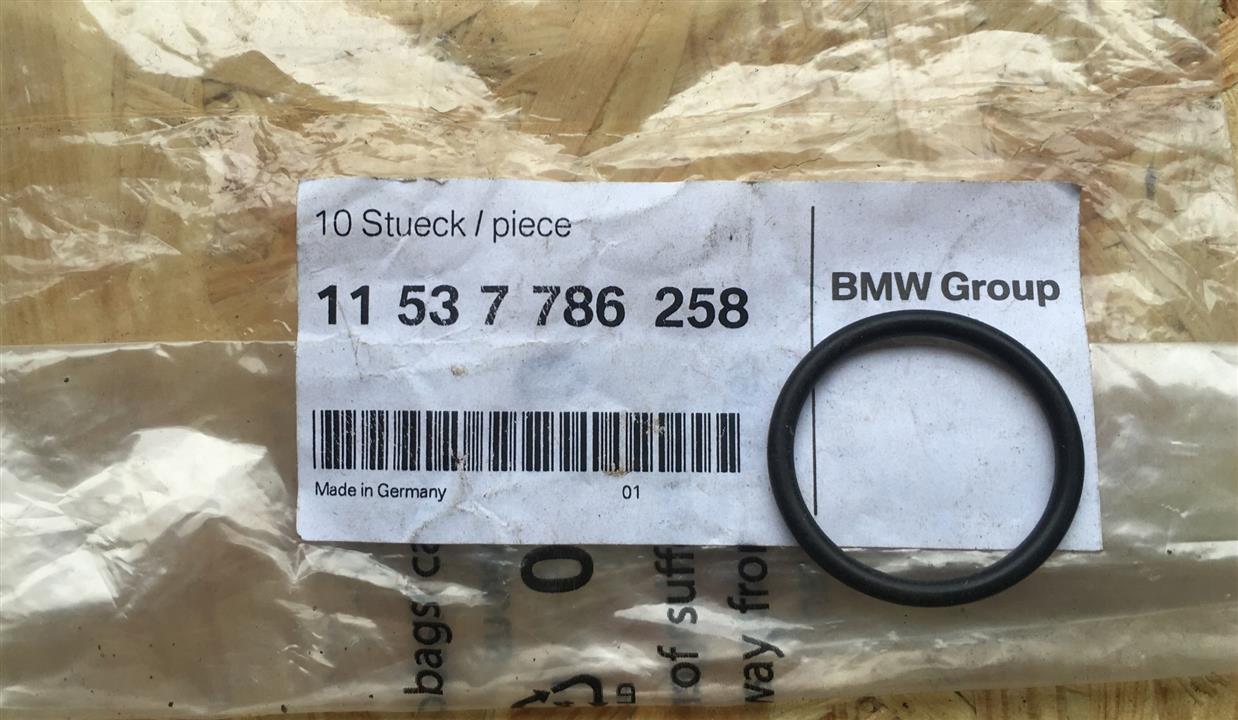 BMW 11 53 7 786 258 Кольцо уплотнительное 11537786258: Отличная цена - Купить в Польше на 2407.PL!