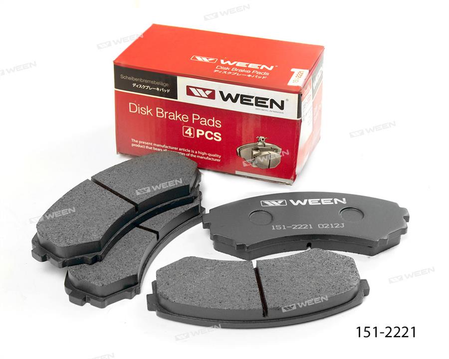 Ween 151-2221 Brake Pad Set, disc brake 1512221: Buy near me in Poland at 2407.PL - Good price!
