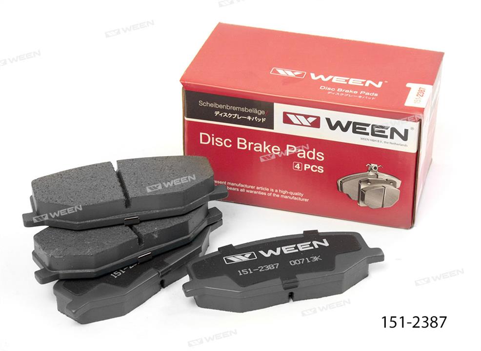 Ween 151-2387 Brake Pad Set, disc brake 1512387: Buy near me in Poland at 2407.PL - Good price!