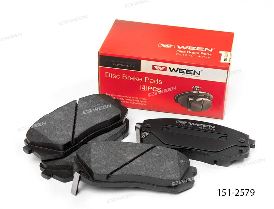 Ween 151-2579 Тормозные колодки дисковые, комплект 1512579: Отличная цена - Купить в Польше на 2407.PL!