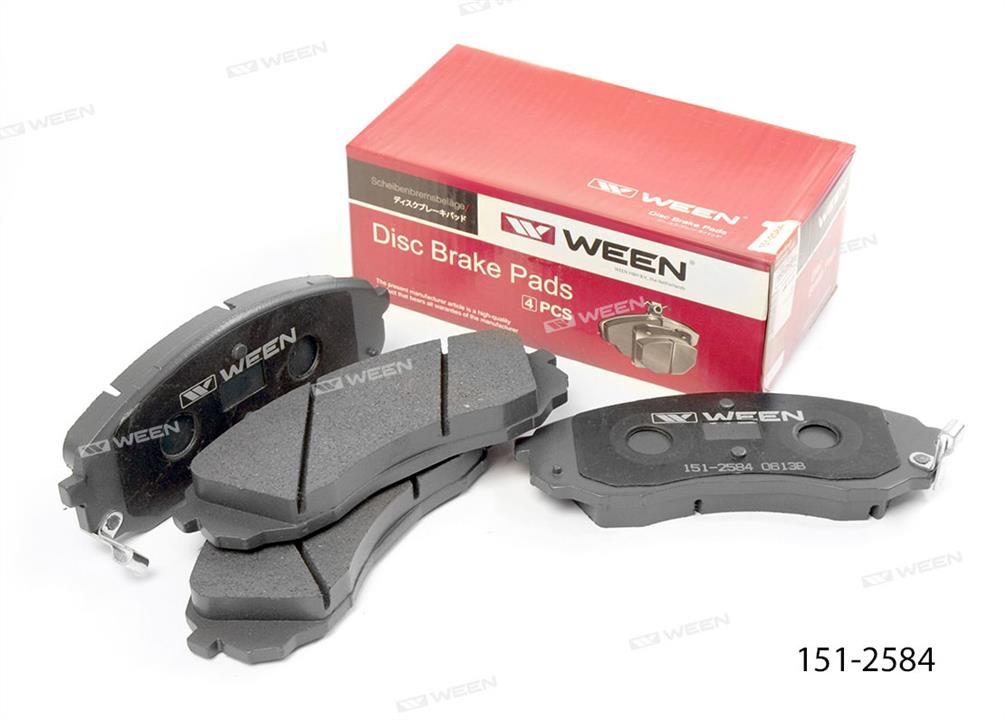Ween 151-2584 Тормозные колодки дисковые, комплект 1512584: Купить в Польше - Отличная цена на 2407.PL!