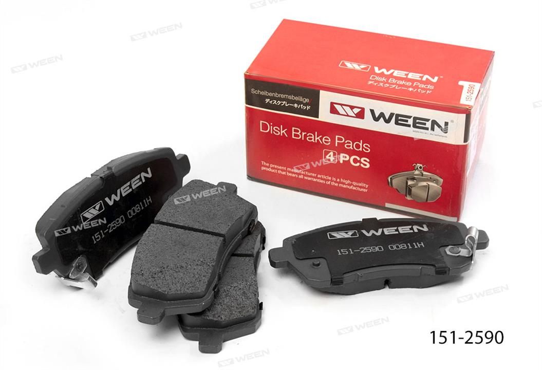 Ween 151-2590 Brake Pad Set, disc brake 1512590: Buy near me in Poland at 2407.PL - Good price!