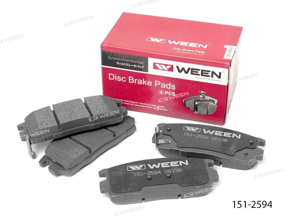 Ween 151-2594 Brake Pad Set, disc brake 1512594: Buy near me in Poland at 2407.PL - Good price!