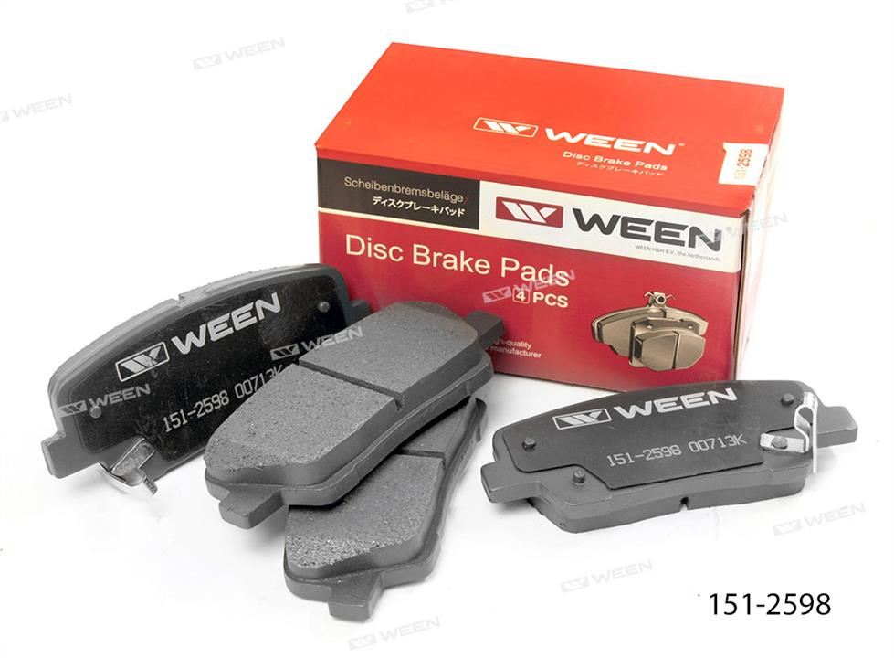 Ween 151-2598 Brake Pad Set, disc brake 1512598: Buy near me in Poland at 2407.PL - Good price!