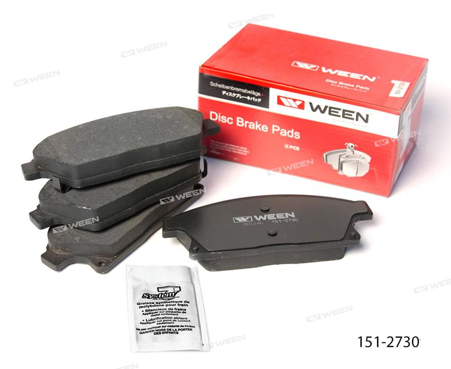 Ween 151-2730 Тормозные колодки дисковые, комплект 1512730: Отличная цена - Купить в Польше на 2407.PL!