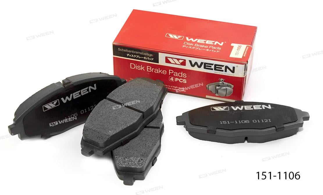 Ween 151-1106 Brake Pad Set, disc brake 1511106: Buy near me in Poland at 2407.PL - Good price!