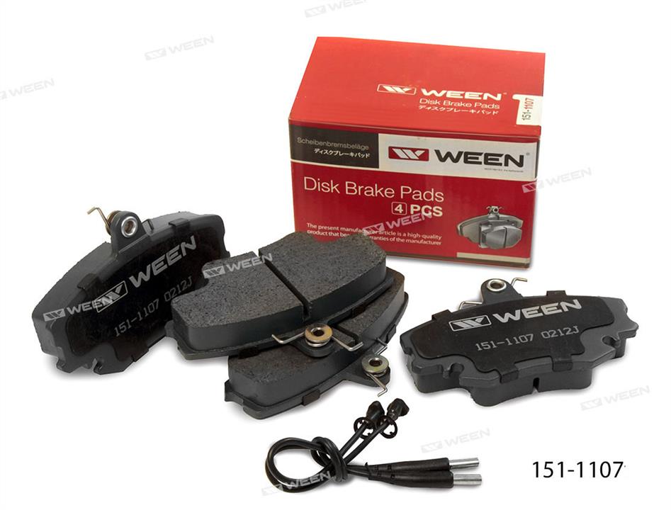 Ween 151-1107 Brake Pad Set, disc brake 1511107: Buy near me in Poland at 2407.PL - Good price!