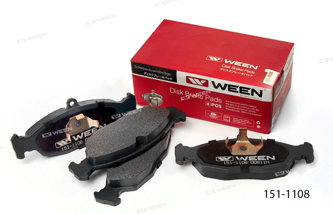 Ween 151-1108 Brake Pad Set, disc brake 1511108: Buy near me in Poland at 2407.PL - Good price!