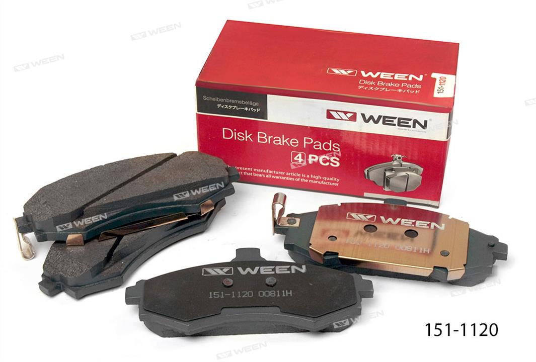 Ween 151-1120 Brake Pad Set, disc brake 1511120: Buy near me at 2407.PL in Poland at an Affordable price!