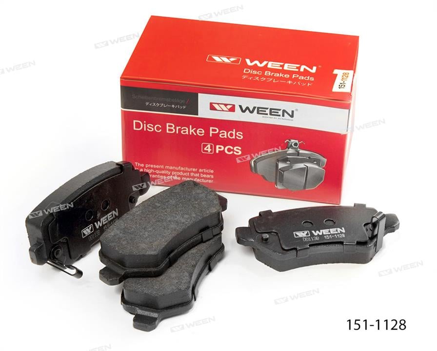 Ween 151-1128 Brake Pad Set, disc brake 1511128: Buy near me in Poland at 2407.PL - Good price!