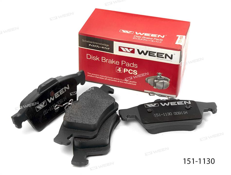 Ween 151-1130 Brake Pad Set, disc brake 1511130: Buy near me in Poland at 2407.PL - Good price!