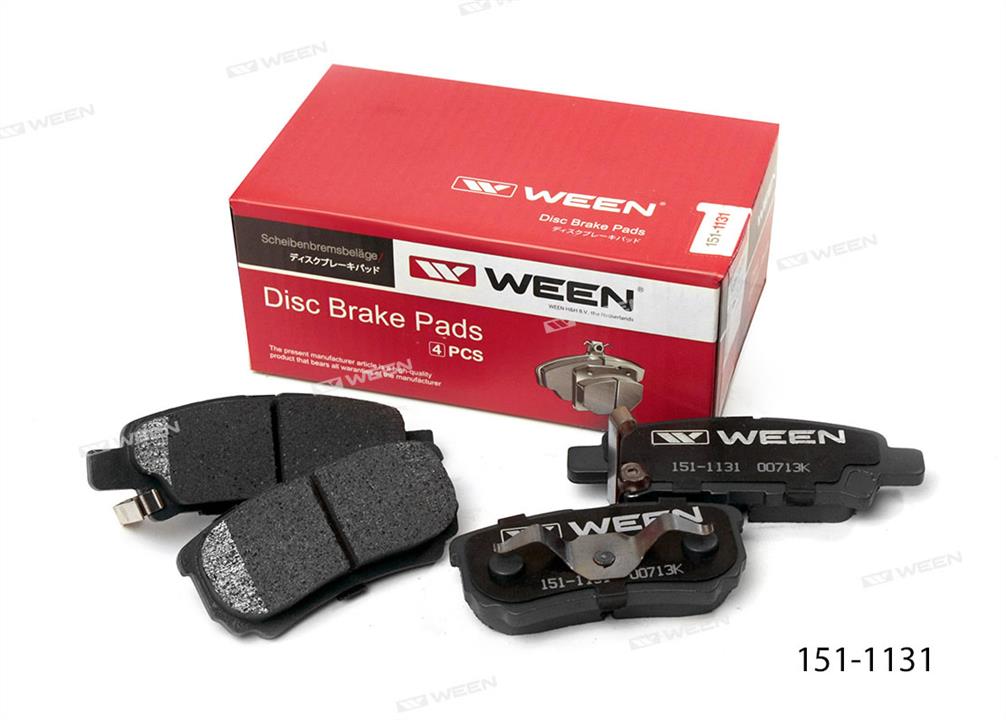 Ween 151-1131 Brake Pad Set, disc brake 1511131: Buy near me at 2407.PL in Poland at an Affordable price!