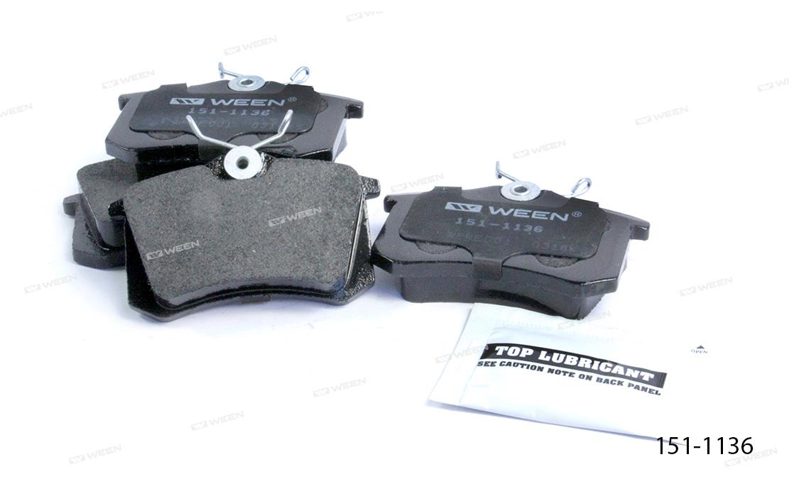 Ween 151-1136 Brake Pad Set, disc brake 1511136: Buy near me in Poland at 2407.PL - Good price!