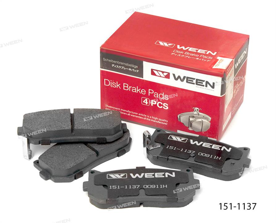 Ween 151-1137 Brake Pad Set, disc brake 1511137: Buy near me in Poland at 2407.PL - Good price!