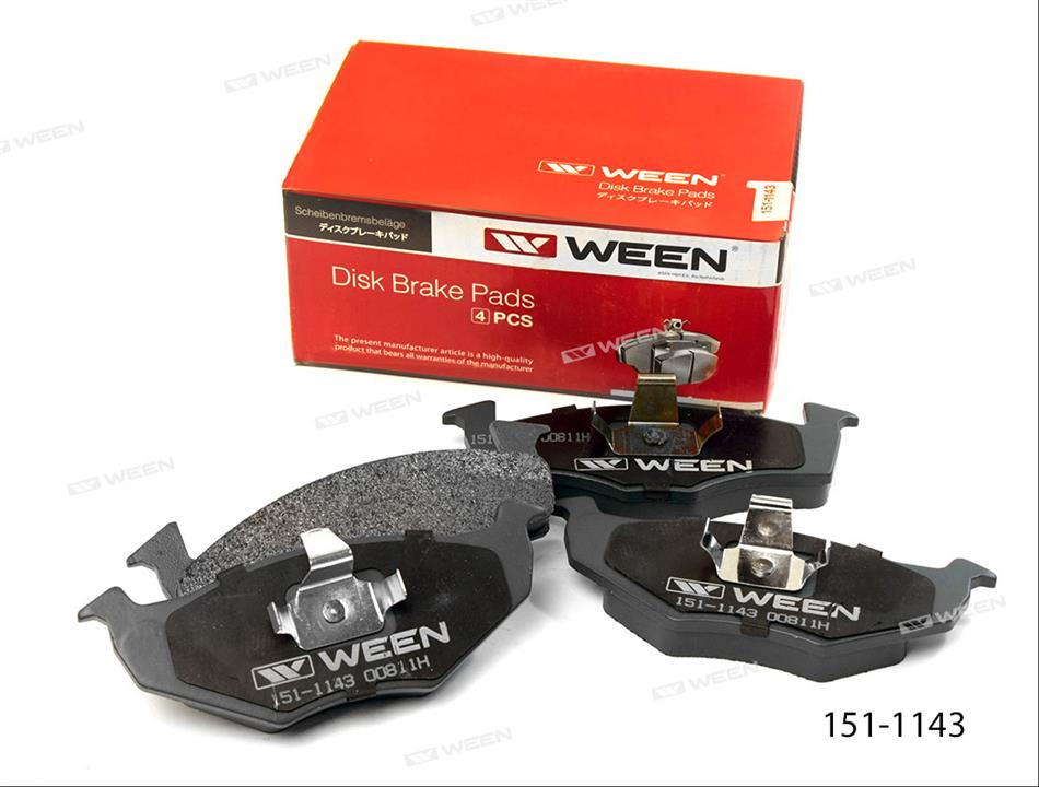 Ween 151-1143 Brake Pad Set, disc brake 1511143: Buy near me in Poland at 2407.PL - Good price!