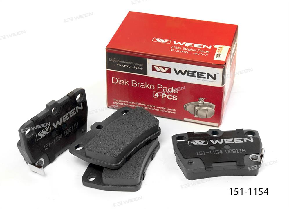 Ween 151-1154 Brake Pad Set, disc brake 1511154: Buy near me in Poland at 2407.PL - Good price!