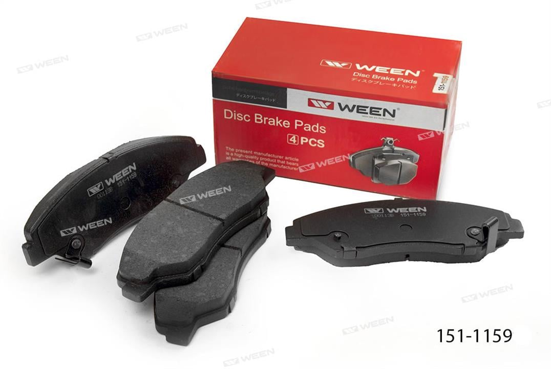 Ween 151-1159 Brake Pad Set, disc brake 1511159: Buy near me in Poland at 2407.PL - Good price!