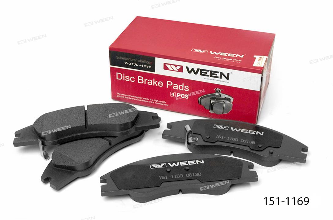 Ween 151-1169 Brake Pad Set, disc brake 1511169: Buy near me in Poland at 2407.PL - Good price!
