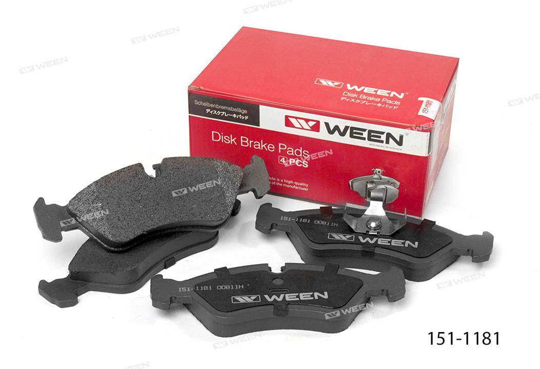 Ween 151-1181 Тормозные колодки дисковые, комплект 1511181: Отличная цена - Купить в Польше на 2407.PL!