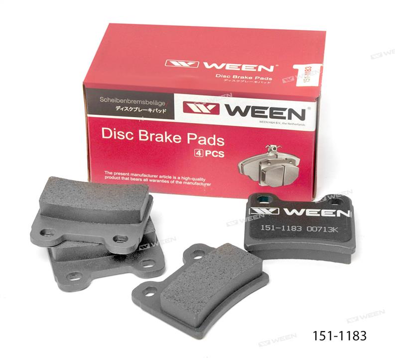 Ween 151-1183 Brake Pad Set, disc brake 1511183: Buy near me in Poland at 2407.PL - Good price!