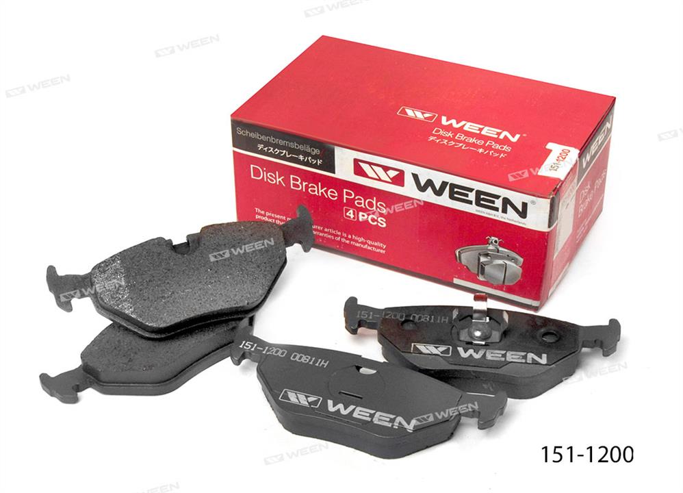 Ween 151-1200 Тормозные колодки дисковые, комплект 1511200: Отличная цена - Купить в Польше на 2407.PL!