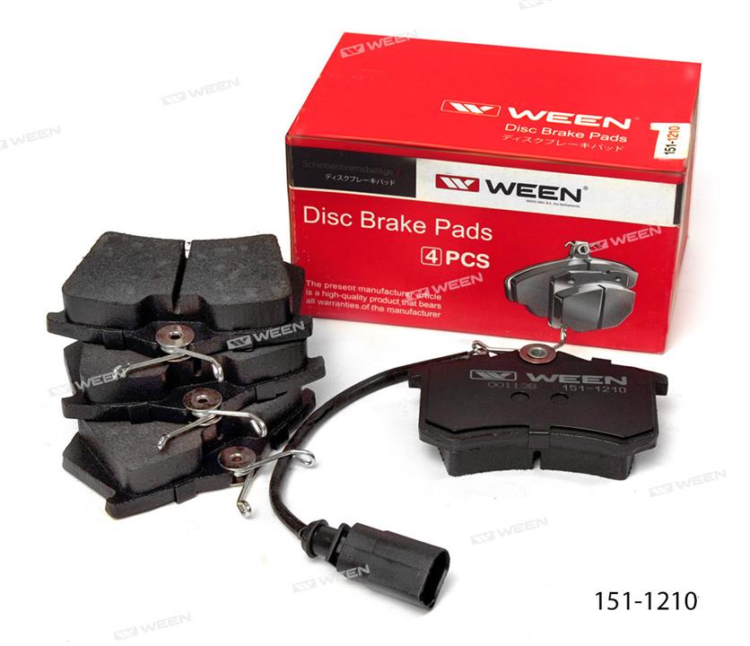 Ween 151-1210 Brake Pad Set, disc brake 1511210: Buy near me in Poland at 2407.PL - Good price!