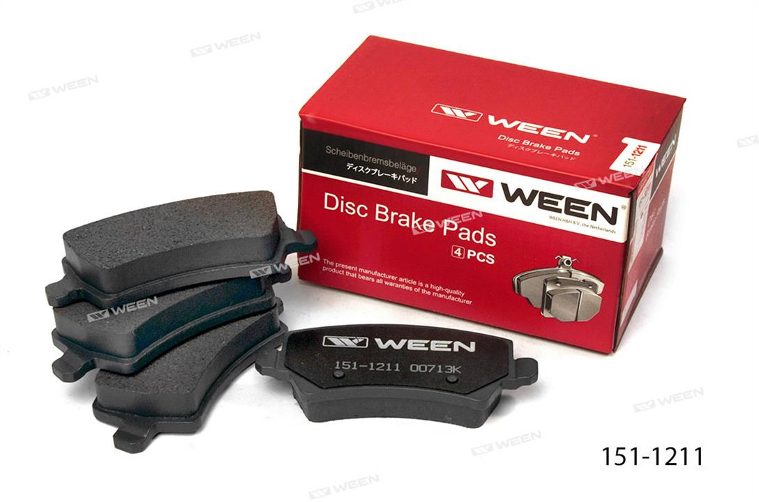Ween 151-1211 Brake Pad Set, disc brake 1511211: Buy near me at 2407.PL in Poland at an Affordable price!