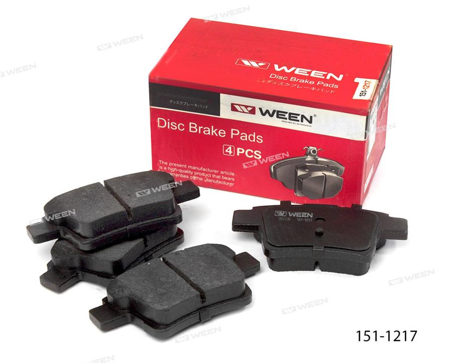 Ween 151-1217 Тормозные колодки дисковые, комплект 1511217: Отличная цена - Купить в Польше на 2407.PL!