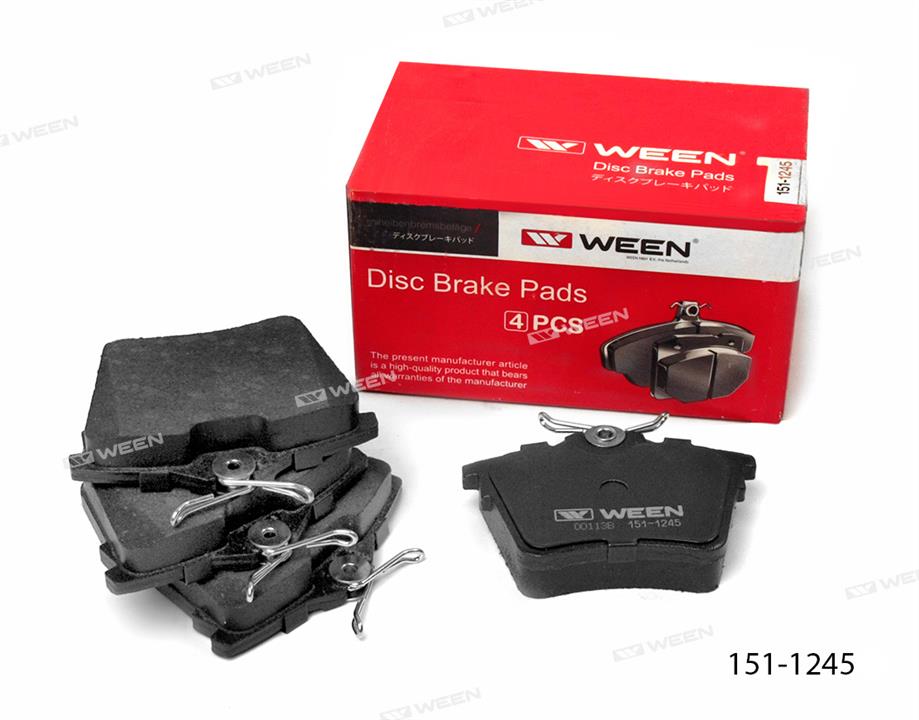 Ween 151-1245 Brake Pad Set, disc brake 1511245: Buy near me in Poland at 2407.PL - Good price!