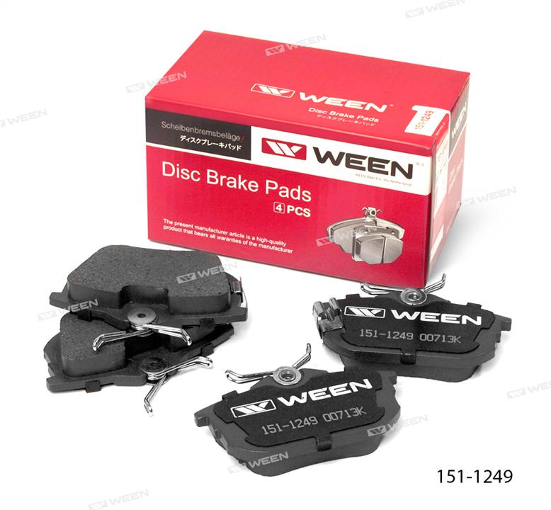 Ween 151-1249 Brake Pad Set, disc brake 1511249: Buy near me in Poland at 2407.PL - Good price!