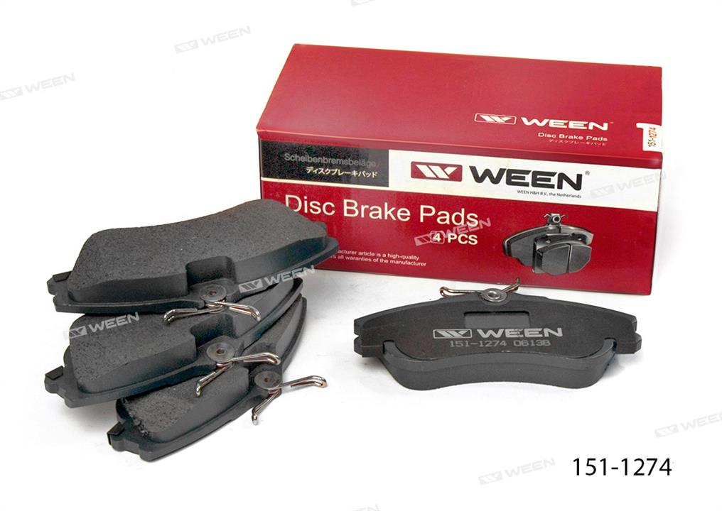 Ween 151-1274 Brake Pad Set, disc brake 1511274: Buy near me in Poland at 2407.PL - Good price!