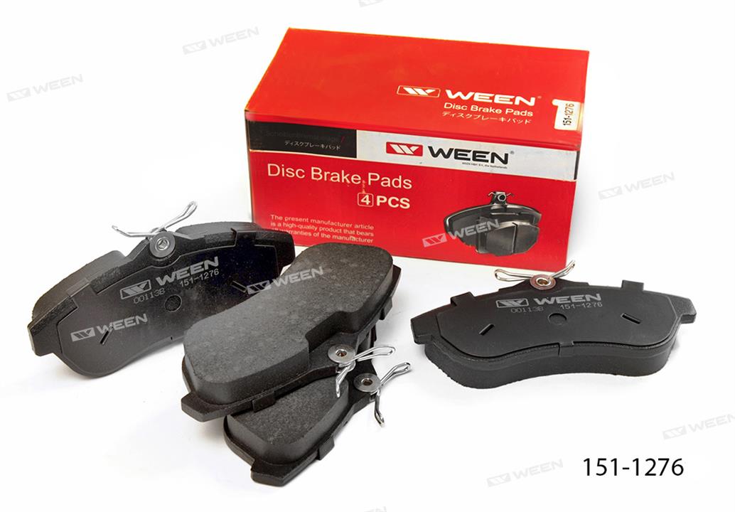 Ween 151-1276 Brake Pad Set, disc brake 1511276: Buy near me in Poland at 2407.PL - Good price!