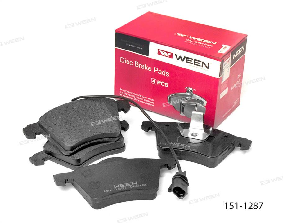 Ween 151-1287 Brake Pad Set, disc brake 1511287: Buy near me in Poland at 2407.PL - Good price!