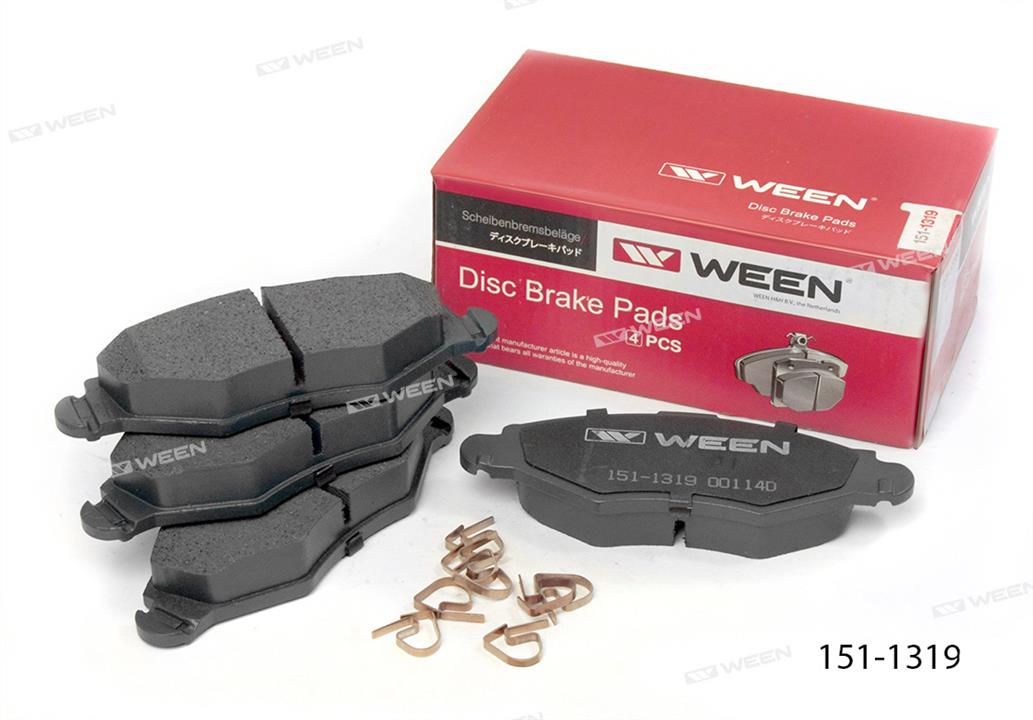 Ween 151-1319 Brake Pad Set, disc brake 1511319: Buy near me in Poland at 2407.PL - Good price!