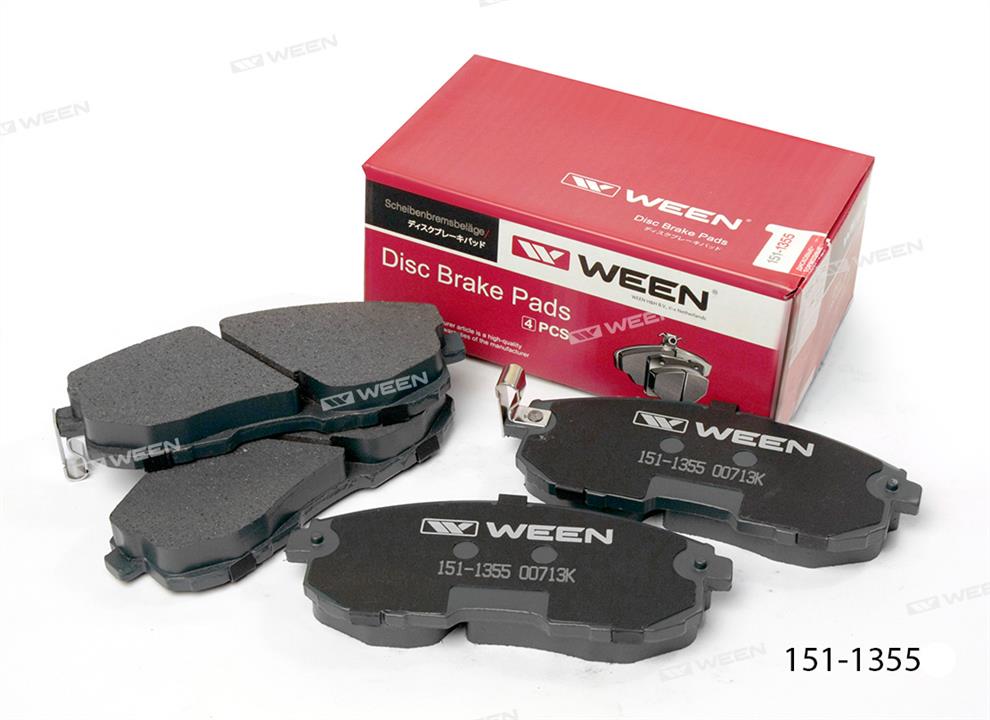 Ween 151-1355 Тормозные колодки дисковые, комплект 1511355: Отличная цена - Купить в Польше на 2407.PL!