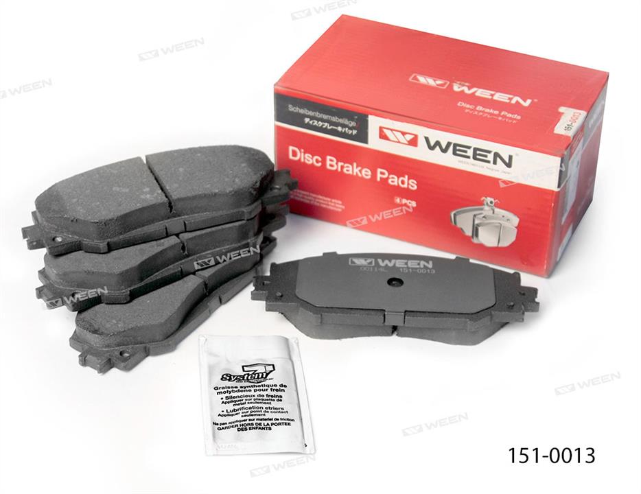 Ween 151-0013 Тормозные колодки дисковые, комплект 1510013: Отличная цена - Купить в Польше на 2407.PL!